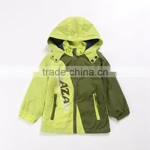 Children's Hooded Turtle-neck Colorful Sweep Jacket thumbnail-3