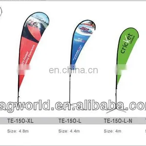 Polyester Beach Flag Teardrop Flag Promotional Flag thumbnail-1