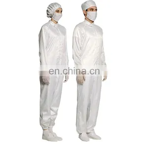 Unisex Long Sleeve Workwear Uniform ESD Lab Anti Static Overalls Coat thumbnail-2