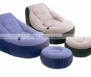 Inflatable Flocked Air Sofa Chair thumbnail-1