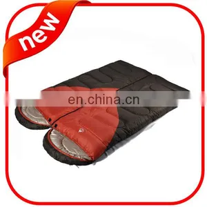 Outdoor Products Double Camping Envelope Detachable Cotton Sleeping Bag thumbnail-1