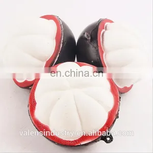 OEM Wholesale Stress Release Soft PU Japan Squishy Kawaii Slow Rising Fruit Mangosteen Foam Toys Factory Supplier thumbnail-1