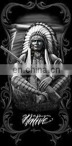 Indian Soft Created Fiber Reactive Beach Towel 30x60 Inches thumbnail-1