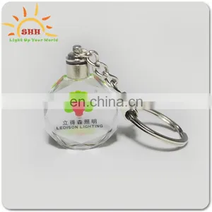 Crystal Led Multicolor Keychains With 3d Model Miniature Keyring thumbnail-1
