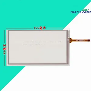 6.2''inch Touchscsreen Hsd062idw1 TM062RDH01 Touch Screen Panel Glass Automotive Touch DVD GPS Touch Panel Glass 155*88m thumbnail-1