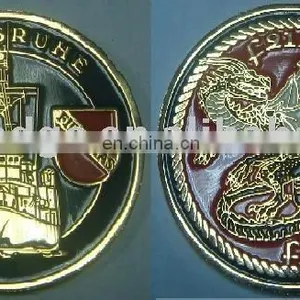 Fashion Sports Soft Enamel 3D Metal Double Coins thumbnail-1