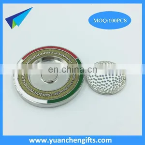 Zinc Alloy Hard Enamel Magnetic Poker Chip Ball Marker 45mm thumbnail-4