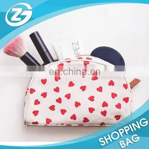 Small Cotton Canvas Fabric Zipper Bag thumbnail-1