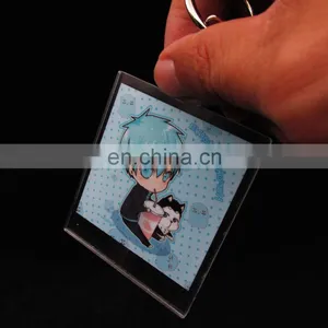 Dongguan Factory Supply Transparent Custom Shape Acrylic Keychain thumbnail-4