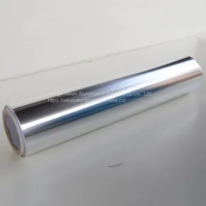 Household Aluminum Foil Roll/7 Micron Silver Foil Paper thumbnail-4