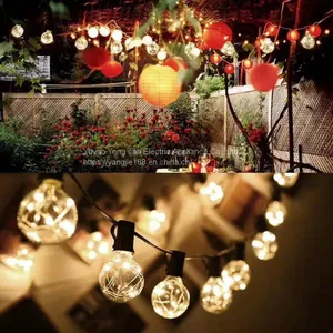 American Outdoor Lamp Holder, UL Lamp String, American Holiday Christmas Tree Decorative Lamp, American Lamp Holder Power Cord. thumbnail-5