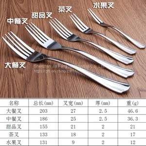 Stainless Steel Embossed Western Food Knife, Fork and Spoon Set thumbnail-4