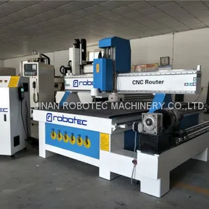 Heavy Duty 3D Wood CNC Machine 4x8 Feet CNC Milling Machine With Rotary 4 Axis CNC Engraving Machine ATC Spindle CNC Router thumbnail-4