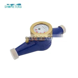 Competitive Price Brass Domestic MJ Water Meter With Pulse Output thumbnail-6