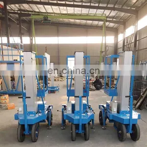 7LSJLI Shandong SevenLift 10 Meter Hydraulic Aluminium Electronic Man Work Lift Table thumbnail-6