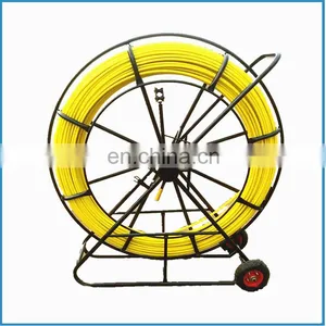 Good Strength Fiber Cable Duct Snake, Cable Snake Rodders, Cable Push Rod With Wheels thumbnail-6
