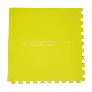 QT MAT Non-toxic Odorless Formamide Below 200PPM 24in x 24in 4pcs/set EVA Foam Puzzle Exercise Play Centre Mat With Borders thumbnail-4