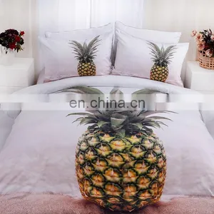 Modern Queen Size Style 4 Piece Football 3D Digital Printed Bedsheet Duvet Cover Set thumbnail-2