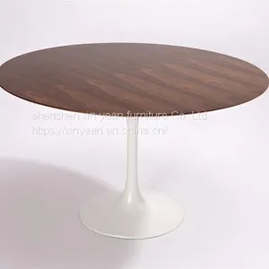 Oval Wood Top Tulip Dining Table in Different Size thumbnail-1