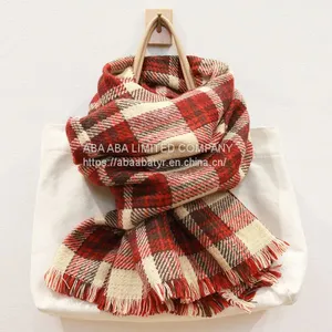 Red Plaid Scarf thumbnail-1
