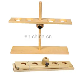 Lab Instruments Wooden Separatory Funnel Rack thumbnail-2