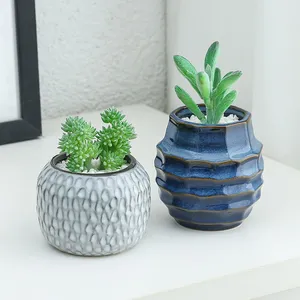 Semi-Porcelain Creative Little Round Fashion Ceramic Vase,Linving Room Decoration thumbnail-5