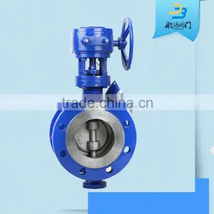 China Supplier High Performance 10 Inch Flanges Worm Gear Metal Seated Triple Eccentric Butterfly Valve thumbnail-4