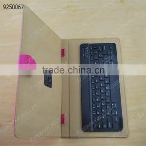 Bluetooth 3.0 Keyboard for 9"-10" Tablet pc ,Product Support Triple Systems: IOS, Androld, for Windows,Rose Red thumbnail-1
