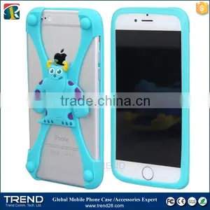 Fit for 1~5 Inches Bear Yellow Monster Universal Silicon Bumper Case for Iphone 6 Quality Choice thumbnail-4