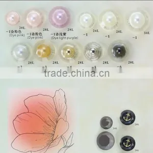 Dyeable Colorful Crystal Plastic Resin Women Coats Button thumbnail-1