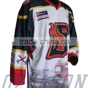 2016 Custom Embroidered Hockey Jerseys,Sublimated Ice Hockey Jersey thumbnail-4