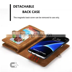 [CASEME] Top- Quality Retro Style Leather Wallet Flip Cover Mobile Phone Cases for Iphone6/6s 4.7" 5.5" Shenzhen Supplier thumbnail-1