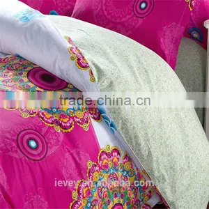 Ievey Beautiful Bed Sheet Sets/custom Printed Bed Cover Designs Made in China thumbnail-3