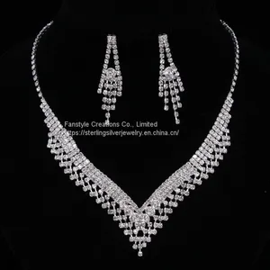 Rhinestone Jewelry for Wedding, Bridal, Party, Pegeant thumbnail-2
