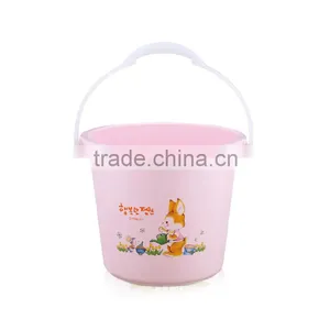 High Quality Carton Large Capacity Home PP Plastic Bucket With Handle thumbnail-2