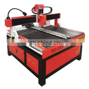 SENKE 4 Axis Advertising Wood MDF Door PVC CNC Router Cutting Engraving Drilling Machine thumbnail-1