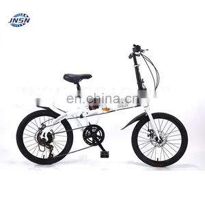 Factory Direct Sale Folding Bicycle Integrated Rear Seat Variable Speed Adult Student 16 Inch 20 Inch Male and Female Bicycle thumbnail-3