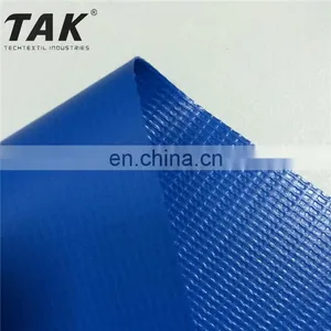 NFPA 701 Flame Retardant 10 oz Pvc Tarpaulin Vinyl Coated Polyester Panama Weave Tarpaulin thumbnail-5