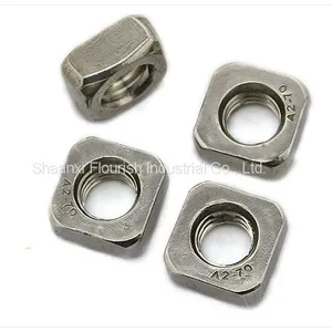 All Sizes Square Thin Nuts , SS / CS Square Lock Nut DIN ISO Standard thumbnail-4