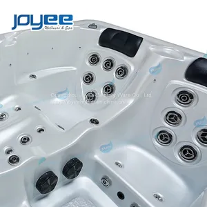 JOYEE SS Frame Colorful Design Massage Whirlpool Spa Hot Tub For Spa Resort thumbnail-5