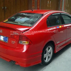 Honda 2005-2008 Civic Retrofit Front Lip Rear Lip Side Skirt Automotive Supplies Modifications thumbnail-3