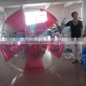 TPU/PVC Transparent Inflatable Water Walking Ball ,ball Shaped Water Bottle for Kids and Adults thumbnail-2