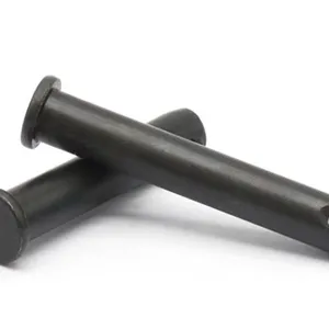 High Strength Flat Head Pin Shaft With Hole Cylindrical Head Solid Positioning Pin Shaft Special Shaped Pin Shaft Bolt thumbnail-4