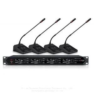 JRLON DH-1400 U-band Wireless One-to-four Conference Microphone thumbnail-1