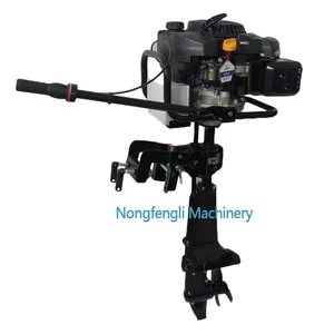 4-Stroke 9HP Electric Start With Reverse Gear Air-Cooled Marine Outboard Engine thumbnail-3