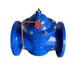 Check Valve Slow Closure Installed Pump Outlet High Buildings Water Supply Hydraulic One Way Control Valve thumbnail-1