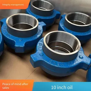 Welded High-pressure Union, Live Joint for Oil Extraction, Forged Union With 4-inch, 6-inch, and 12-inch Threaded Unions thumbnail-4