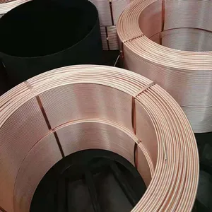 C10100 C10200 C11000 C12200 Seamless Copper Pancake Coil Tube OD3.18-28.58mm Custom Length Roll thumbnail-2