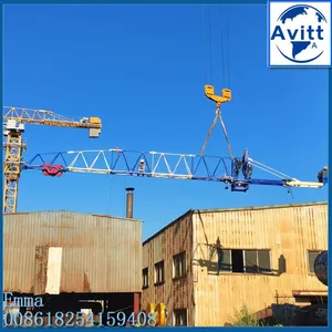 1Tons Small Topless Inner Climbing Tower Crane for High Building Construction thumbnail-3
