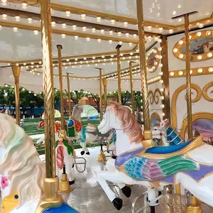 Amusement Park Rides Merry Go Round 24 Seats Carousel for Sale thumbnail-5